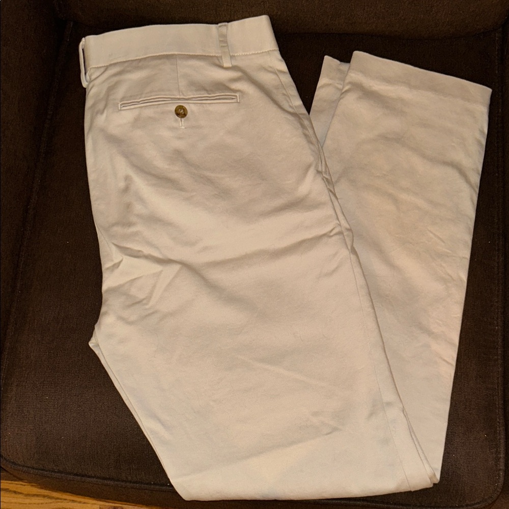 Banana Republic Men's light tan Traveler Chinos